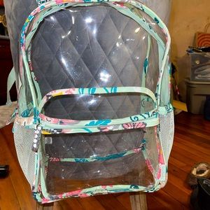 Vera Bradly backpack with cross body bag